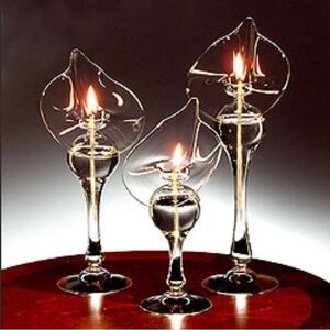 Glass Dimensions Callalily Oil Candles